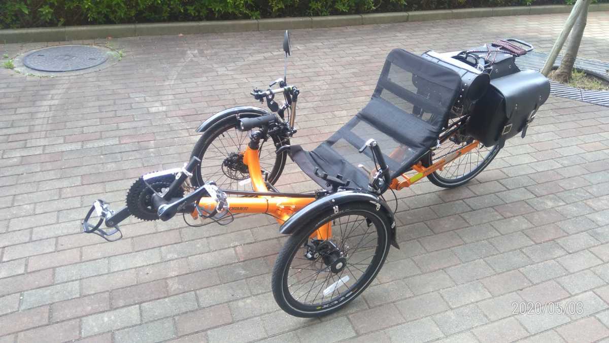 リカンベントトライク Performer JC-26X お尻や腕が痛くならず