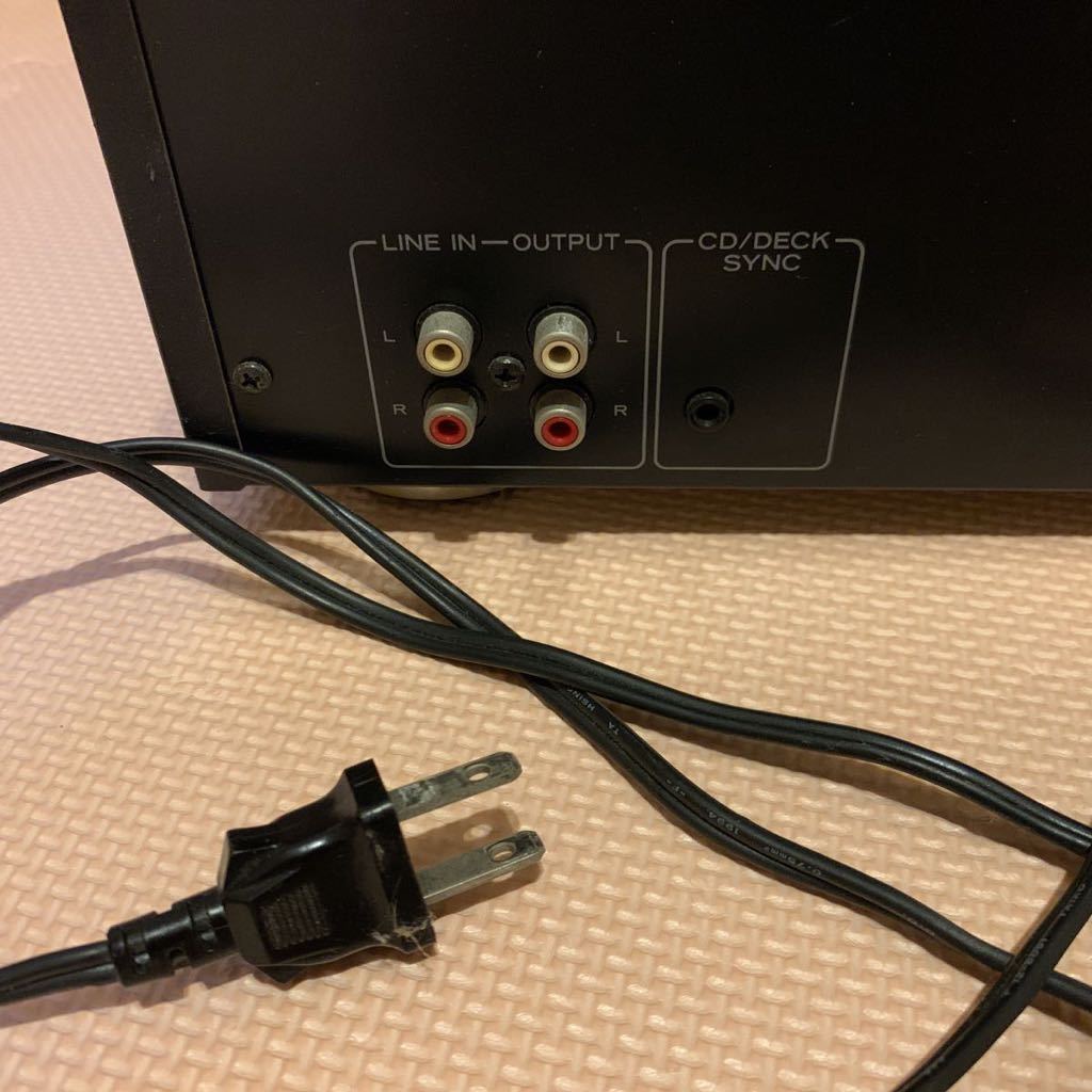 TEAC カセットデッキ通電のみ_4