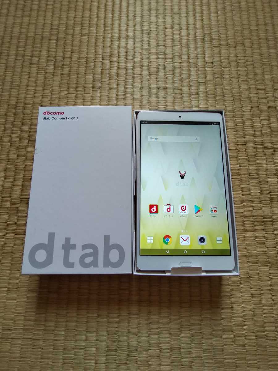 Compact dtab Huawei d-01J Docomo D-01J Tab D GB docomo 16GB HUAWEI