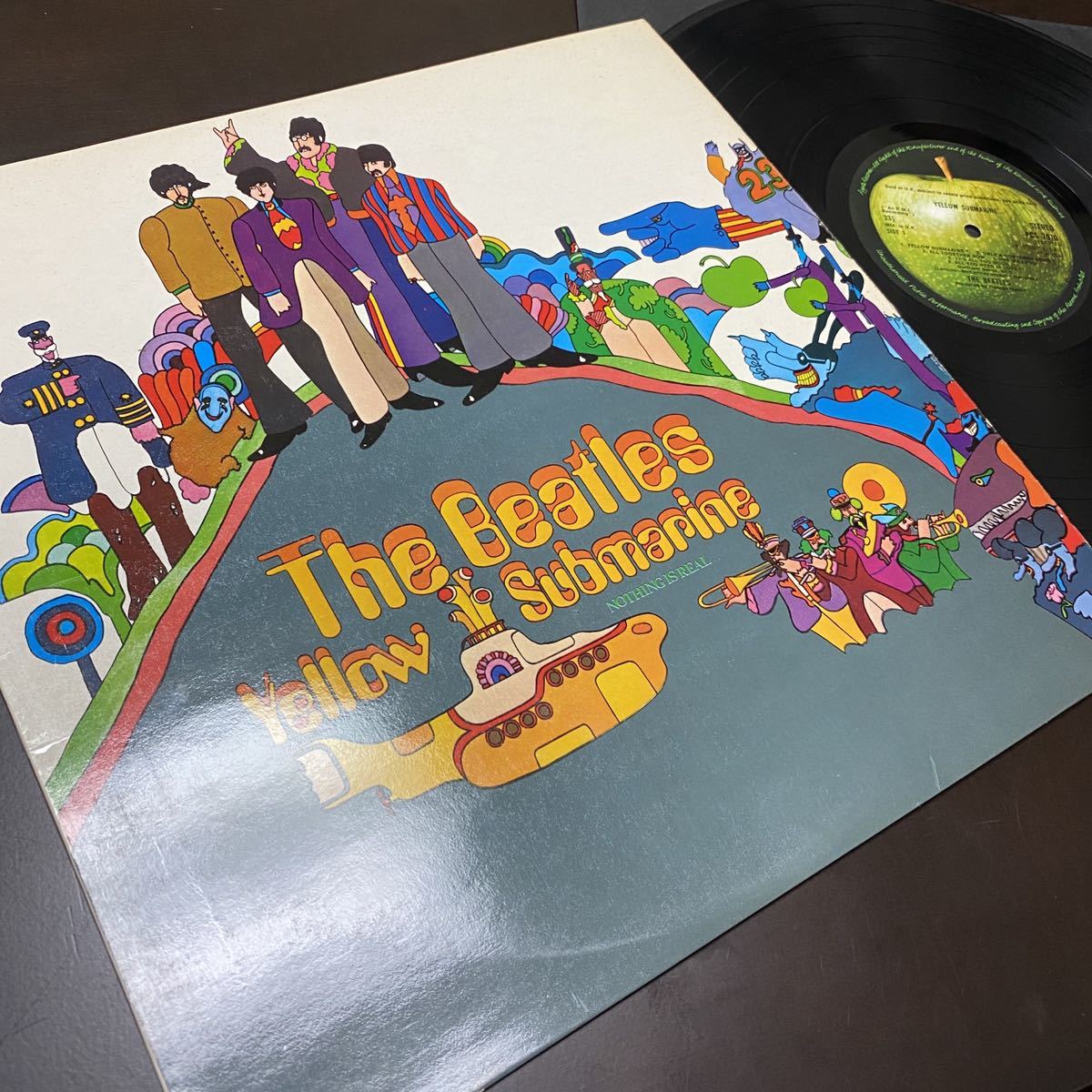 極上品！ビートルズ UKオリジナル Yellow Submarine stereo ステレオ 