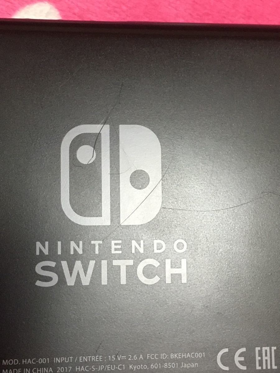 中古 旧型 Nintendo Switch ニンテンドースイッチ 本体 グレー_7