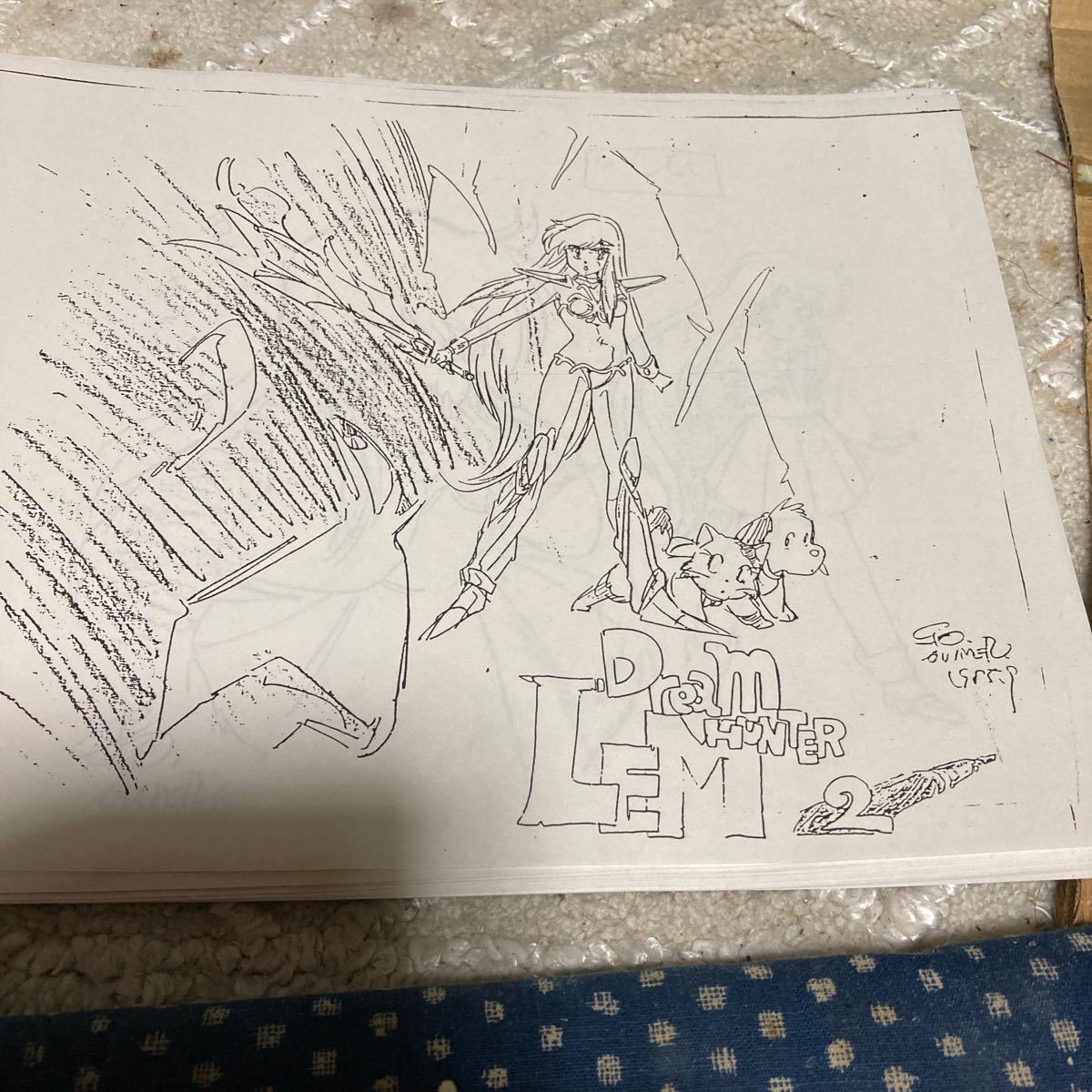 HOT，新品 アニメ設定資料 ドリームハンター麗夢 レム アニメ作画 /毛利和昭 アニメR(原画、設定資料集)｜売買されたオークション情報、yahooの商品情報をアーカイブ公開 - オークファン 原画、設定資料集