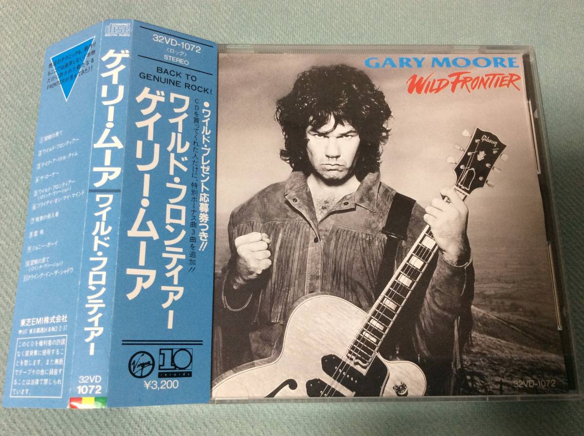 定番，爆買い GARY MOORE/ゲイリー ムーア WILD FRONTIER 国内盤帯付き 32VD-1072 旧規格 3200円 初回盤(Gary Moore)｜売買されたオークション情報、yahooの商品情報をアーカイブ公開 - オークファン G