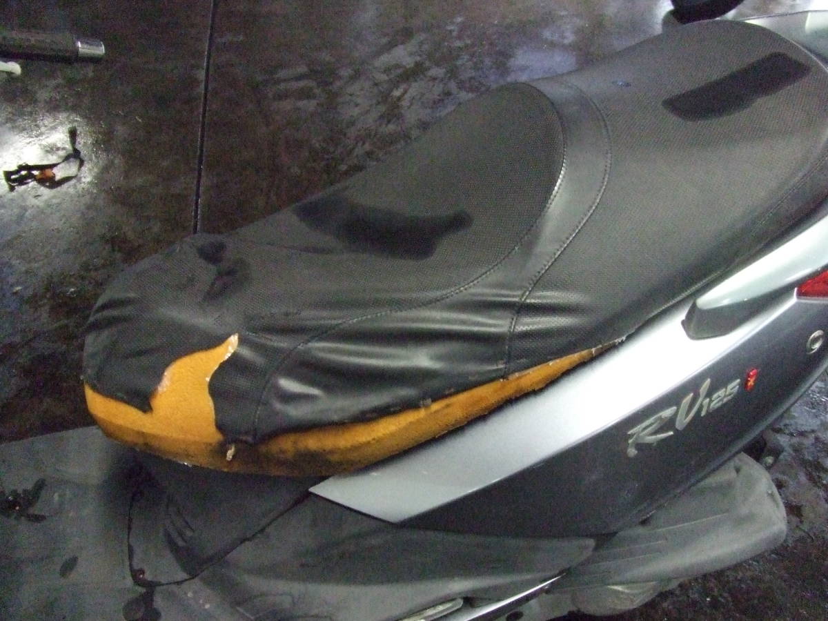 SYM Yahoo!オークション RV125 「sym rv125」(オートバイ車体 