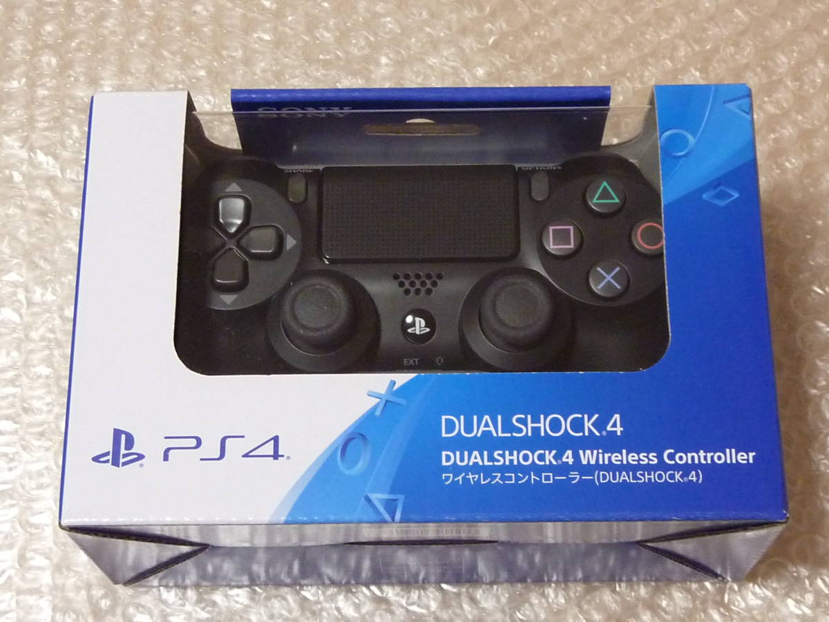  1円 SONY メーカー純正 ワイヤレスコントローラー デュアル ショック 4 DUALSHOCK 4 ジェット ブラック(アクセサリ、周辺機器)｜売買されたオークション情報、yahooの商品情報をアーカイブ公開 - アクセサリ、周辺機器