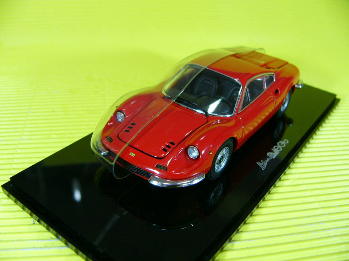 京商 1/43 フェラーリ 246 GT Dino 内装ブラック ディーノ 赤 京商 1⁄