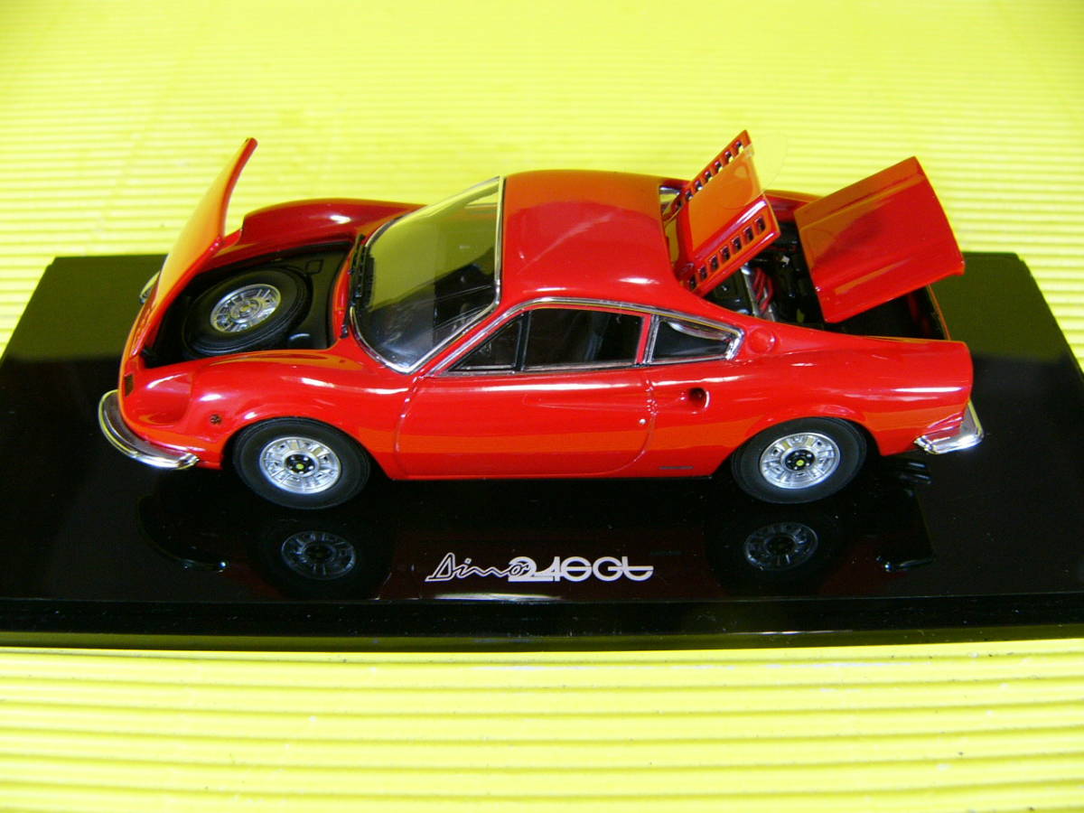 京商 1/43 フェラーリ 246 GT Dino 内装ブラック ディーノ 赤 京商 1⁄