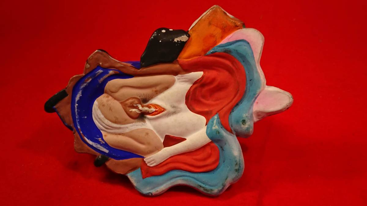 枕絵 博多人形 置物 着物 春画 - 春画人形 Yahoo!オークション 艶画