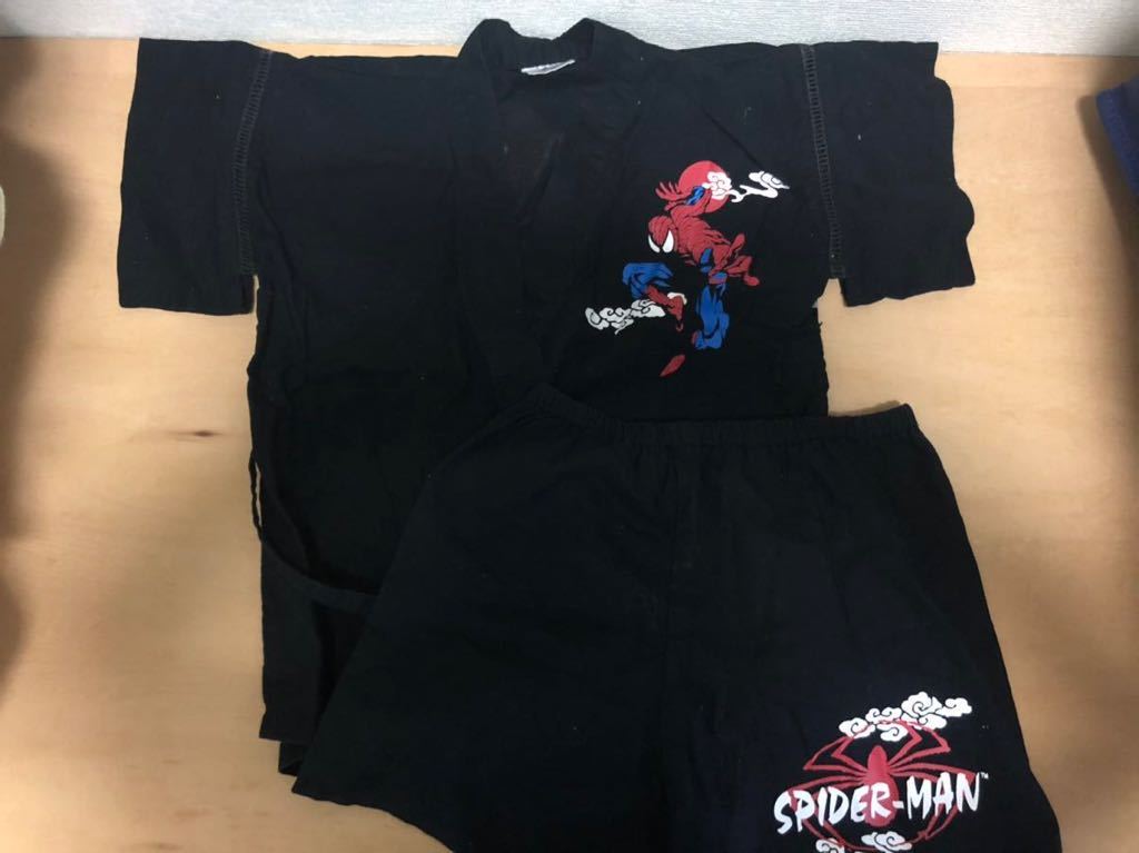 ユニバーサルスタジオ USJ スパイダーマン 甚平 花火大会 着物(100（95 