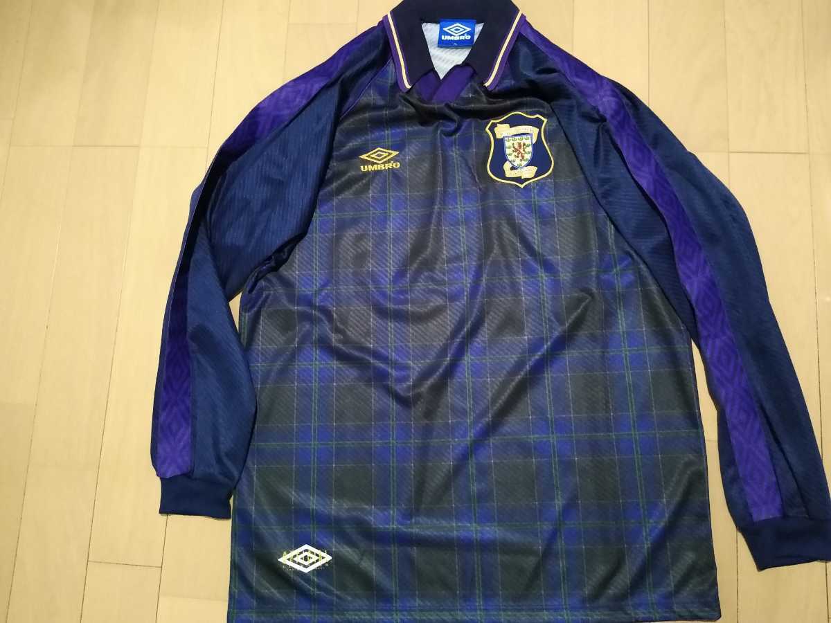 正規品，セール 1996-1997スコットランド代表ホーム長袖ユニ#10マカリスター選手用支給品実使用 ヴィンテージユニフォーム デッドストックマッチボール(実使用、サイン入りウエア)｜売買されたオークション 実使用、サイン入りウエア
