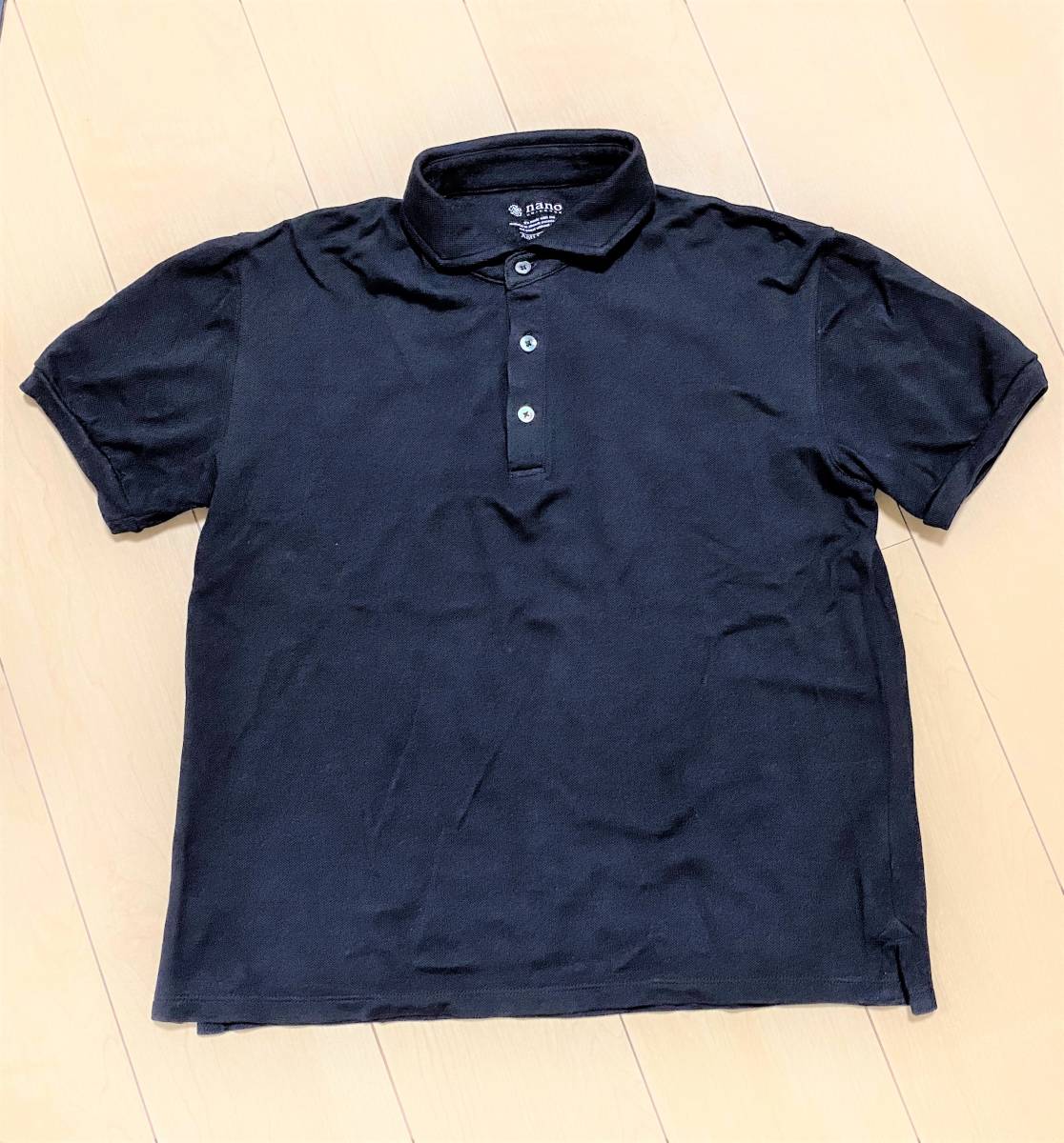 Nano Universe ナノユニバース 汗ジミ防止ポロシャツ Anti Soaked ブラック 黒 Sサイズ 検 Beams Ships ユナイテッドアローズ トップス 売買されたオークション情報 Yahooの商品情報をアーカイブ公開 オークファン Aucfan Com