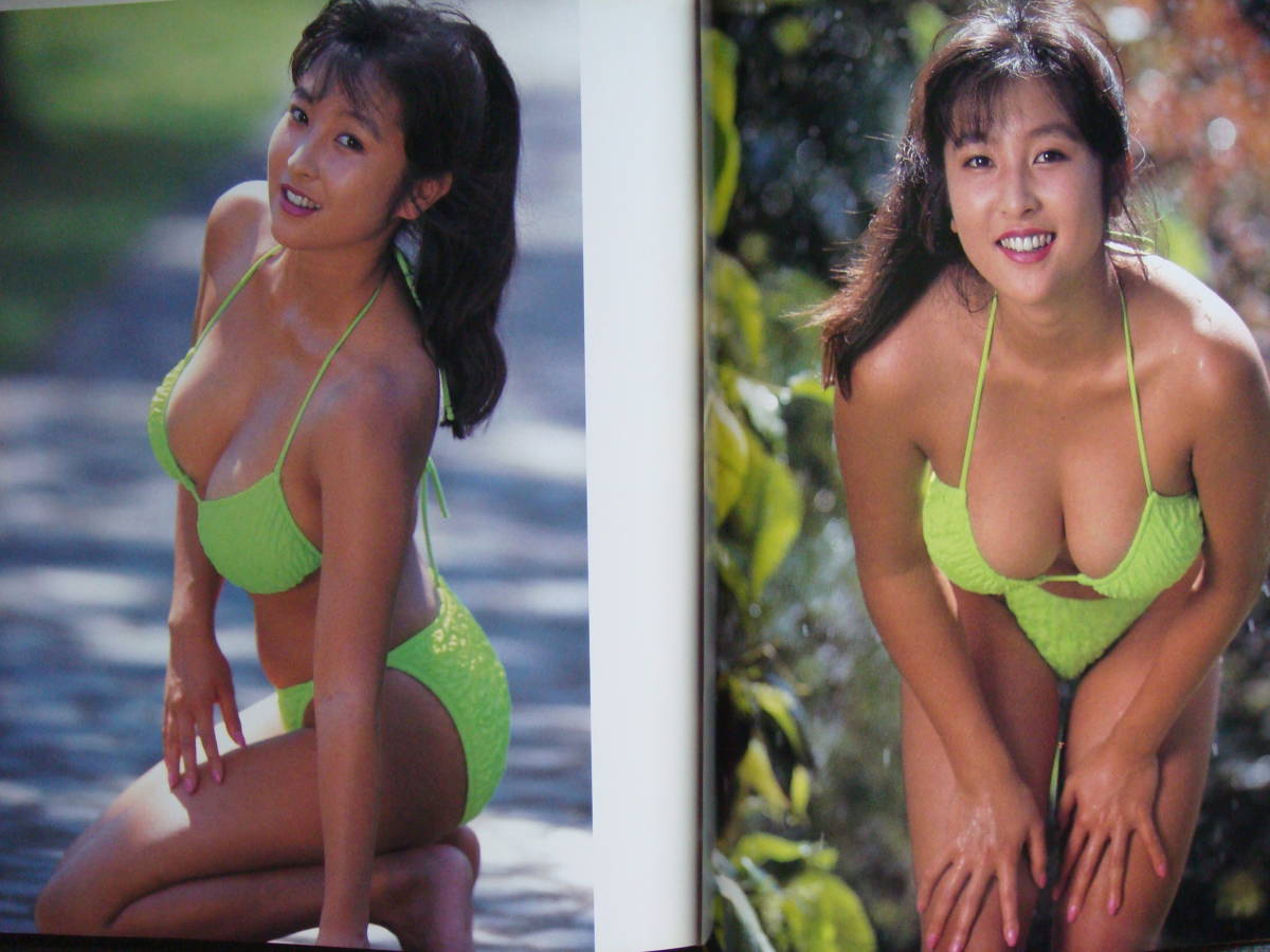 中古写真集「胸いっぱい」かとうれいこ 爆乳 _3
