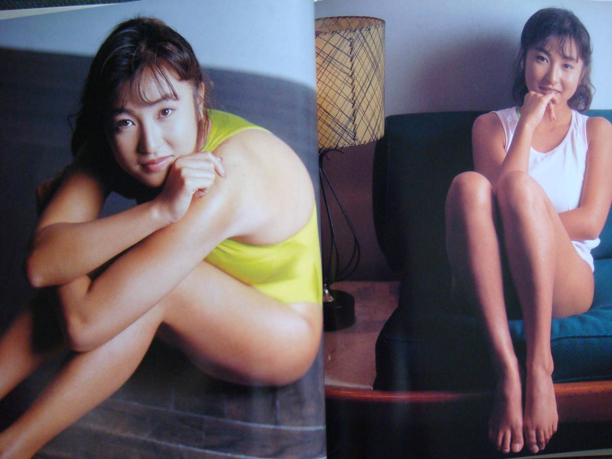 中古写真集「胸いっぱい」かとうれいこ 爆乳 _5