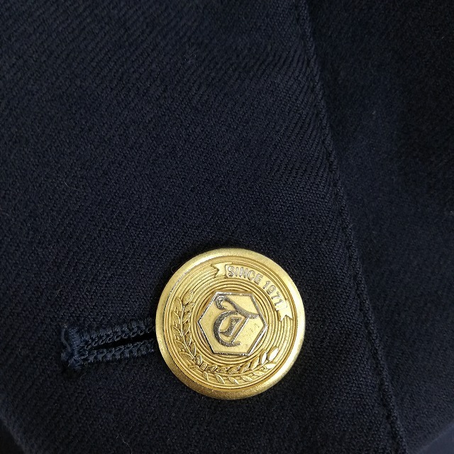 1円 ブレザー マイクロミニスカート 上下2点セット 指定 冬物 長袖 女子 学生服 東京忠生高校 紺 制服 中古 ランクB NA5553 1円 マイクロミニスカート ブレザー 大きいサイズ 指定 パレオ