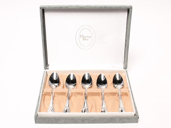 クリスチャンディオール スプーン5本セット 箱付き Christian Dior