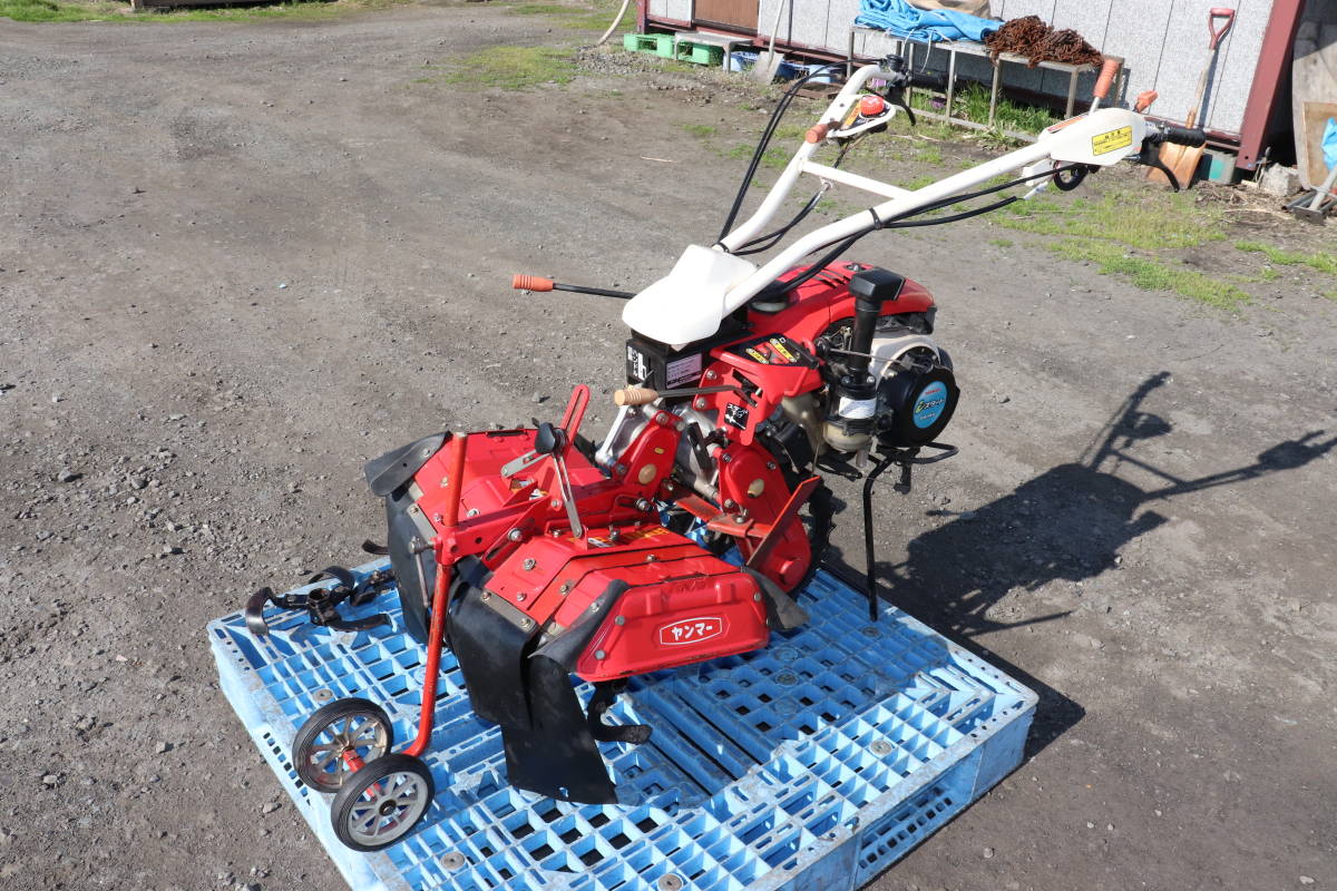 ヤンマー ダブル2輪 管理機 SK-50 ネギの土上げに使用 畝立て 培土