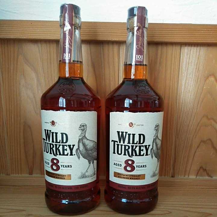 【人気定番，定番人気】 ワイルドターキー8年1000ml箱なし 2本セット(バーボン)｜売買されたオークション情報、yahooの商品情報をアーカイブ公開 - オークファン バーボン