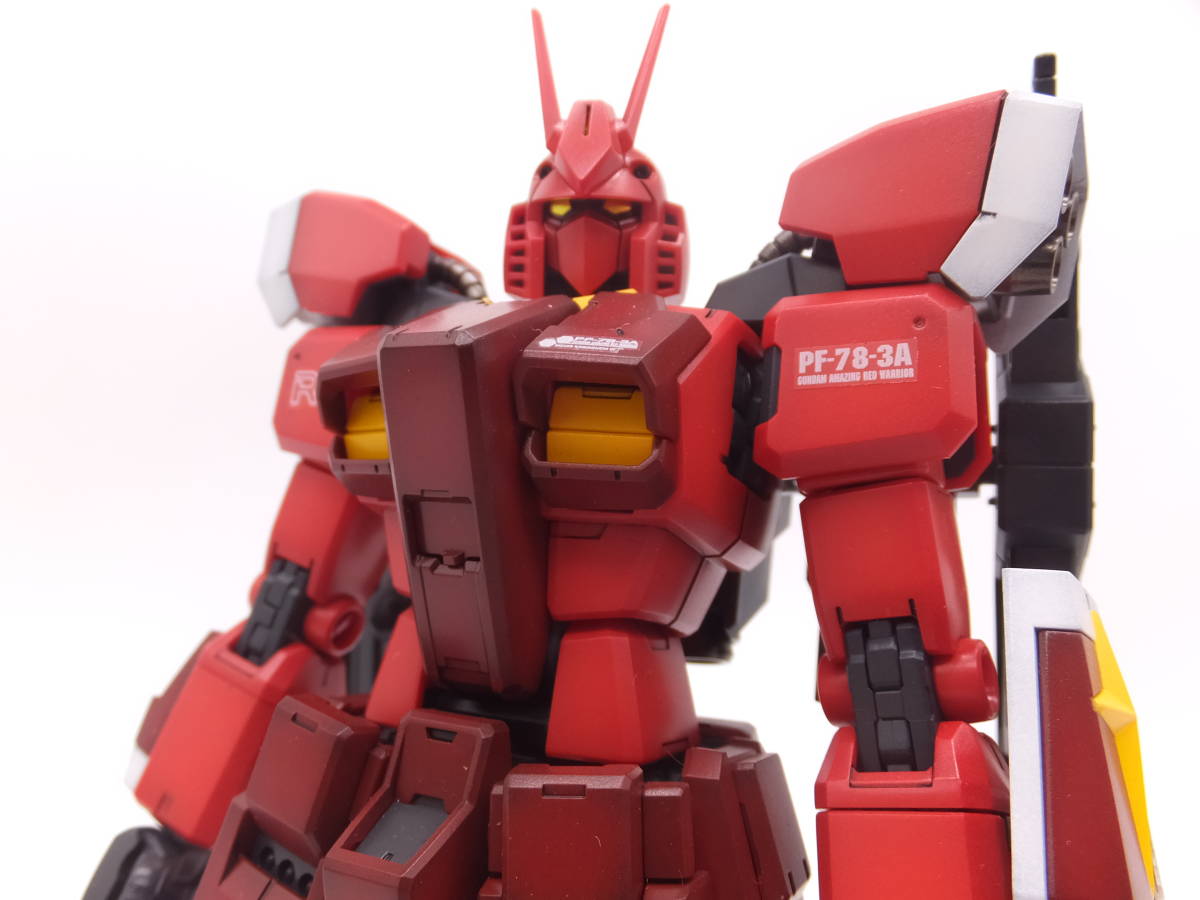 完成品 MG 1/100 アメイジング レッドウォーリア 全塗装品 MG ガンダム