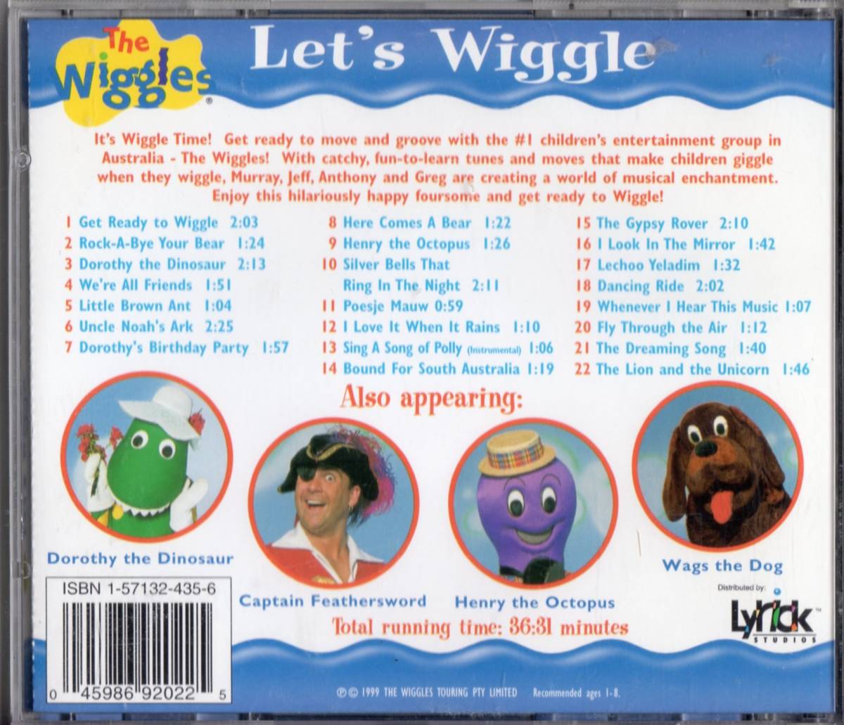 The Wiggles /Let's Wiggle 海外子供向け番組CD 1999年 ビートルズの遺伝子(W)|売買されたオークション情報 ...