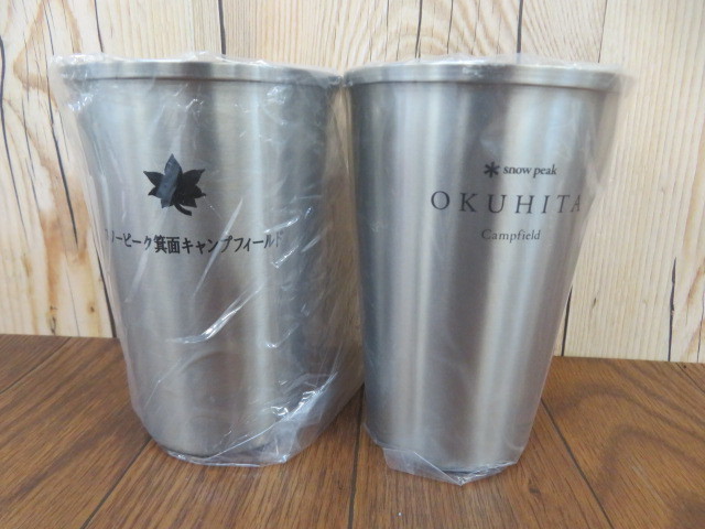  snow peak ECOカップ スノーピーク箕面キャンプフィールド OKUHITAキャンプフィールド 2点セット キャンプ 食器 021132003(カップ)｜売買されたオークション情報、yahooの商品情報をアーカイブ公開 - カップ