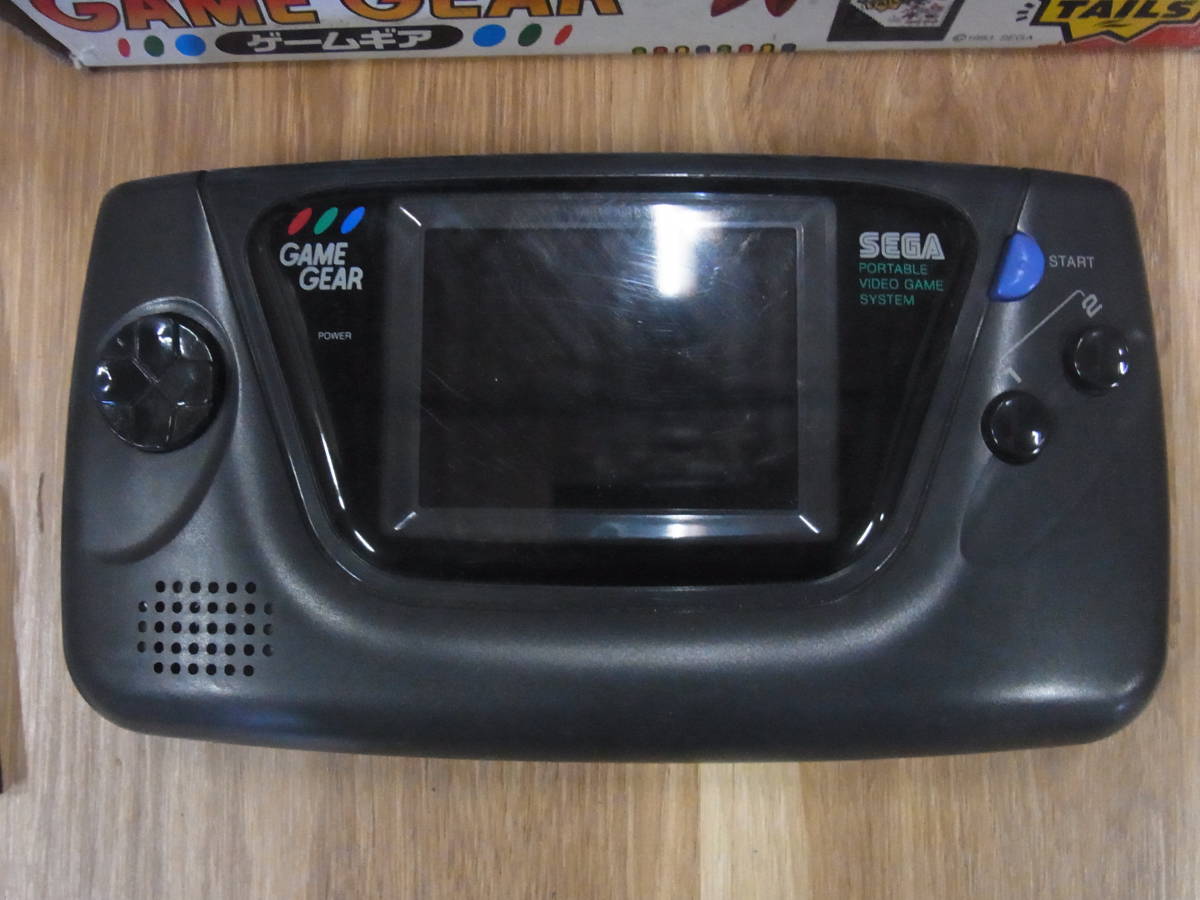 ゲームギア Game セガ ジャンク品 本体1つとゲームソフト3つ Gear Sega 