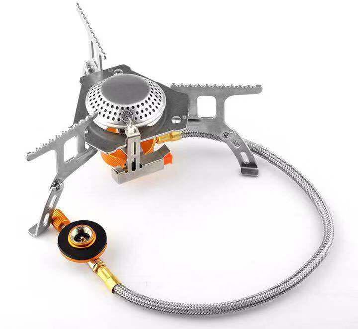 キャンプバーナー 高熱効率 圧電点火 OD缶/CB缶用 アダプター付き_4