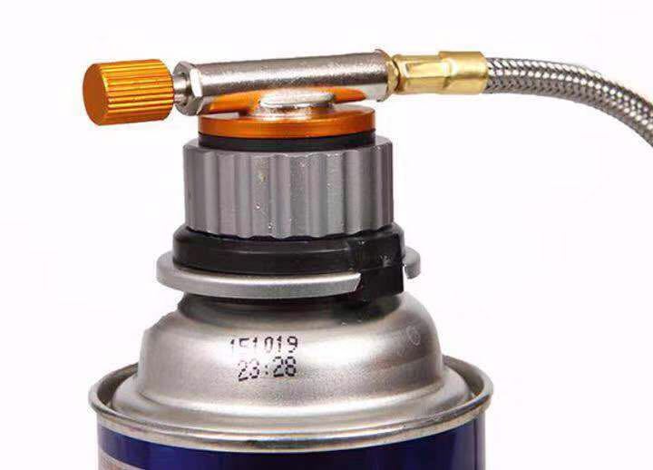 キャンプバーナー 高熱効率 圧電点火 OD缶/CB缶用 アダプター付き_8