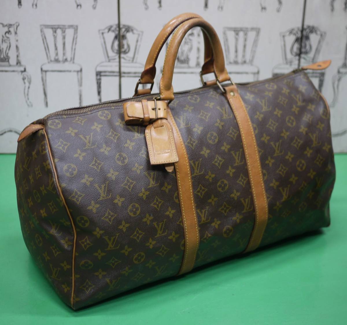  ヴィンテージ LOUIS VUITTON ルイヴィトン M41426 キーポル 50 モノグラム ボストンバッグ ハンドバッグ 正規品 現地購入品(ボストンバッグ)｜売買されたオークション情報、yahooの商品情報をアー かばん、バッグ
