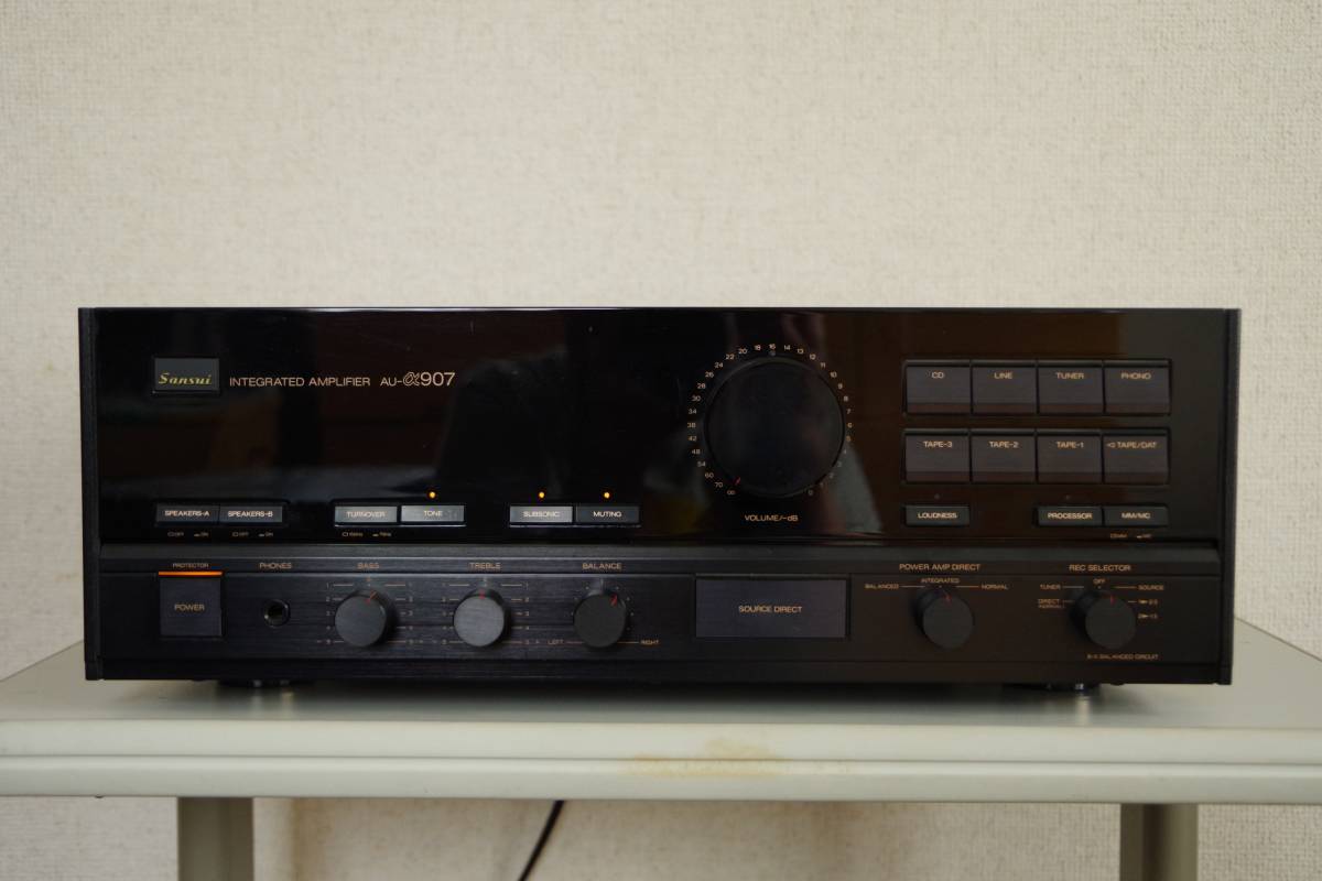 最新作，豊富な SANSUI 山水 プリメインアンプ AU-α907