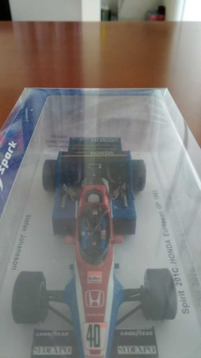 1/43　ロム特注スパーク　スピリット・ホンダ201C　ヨーロッパGP　ステファン・ヨハンソン　未開封　保護ケース付き 201C 1&frasl;43 ロム特注 Spirit Honda デアゴスティーニ｜Yahoo!フリマ（旧PayPay
