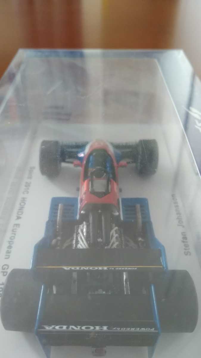 1/43　ロム特注スパーク　スピリット・ホンダ201C　ヨーロッパGP　ステファン・ヨハンソン　未開封　保護ケース付き 201C 1&frasl;43 ロム特注 Spirit Honda デアゴスティーニ｜Yahoo!フリマ（旧PayPay