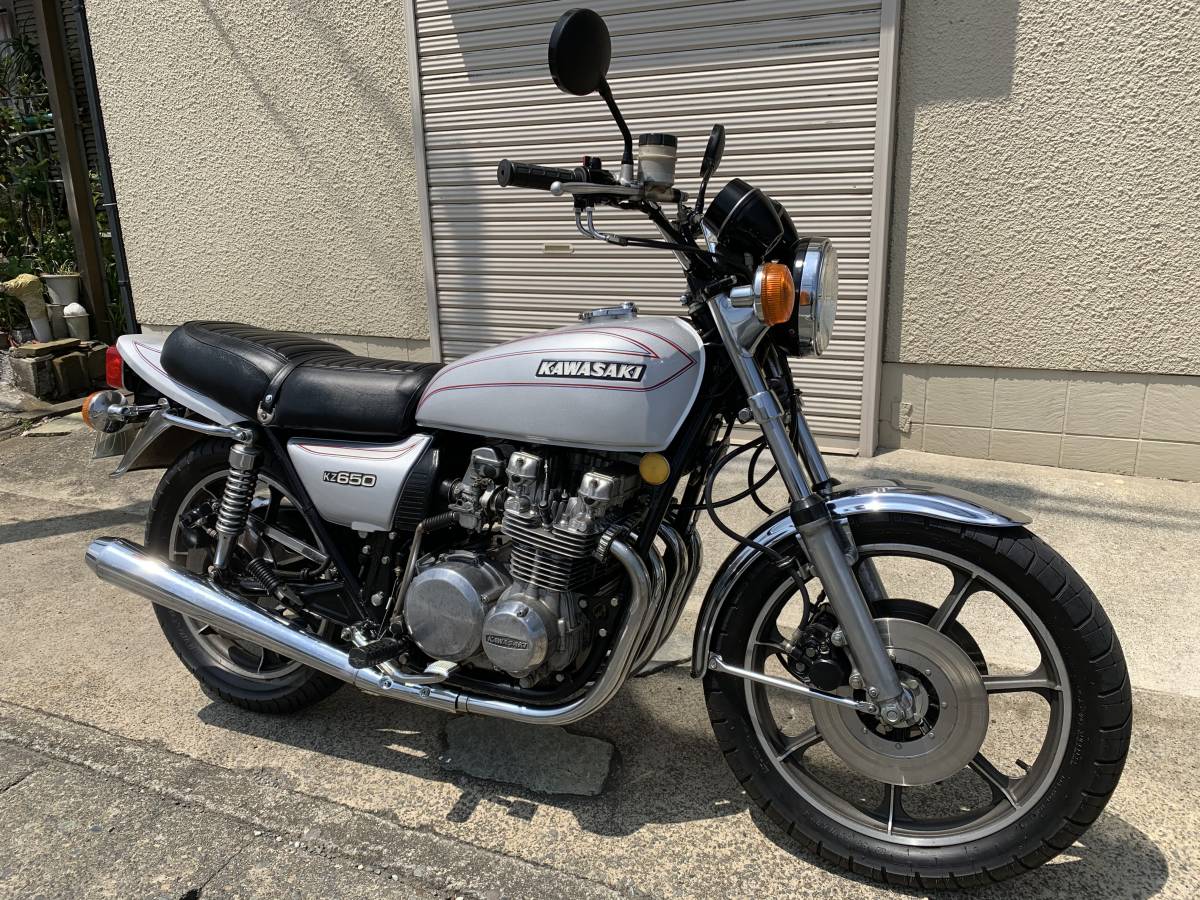 最落無し!77年 KZ650C オリジナル度高!機関良好程度良 乗りながら