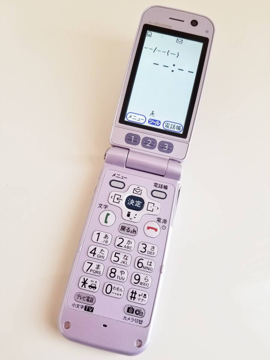 F-10A | らくらくホン6 ラベンダー 携帯電話 ガラケー docomo FOMA