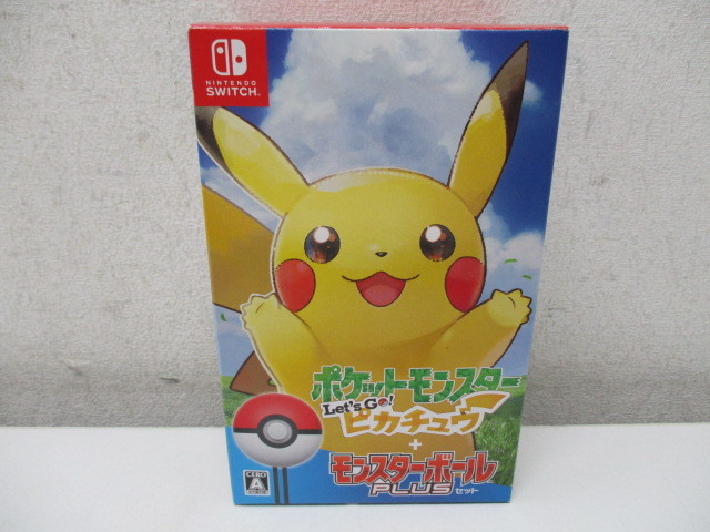 NINTENDO SWITCH ポケットモンスター Let's Go! ピカチュウ+モンスター