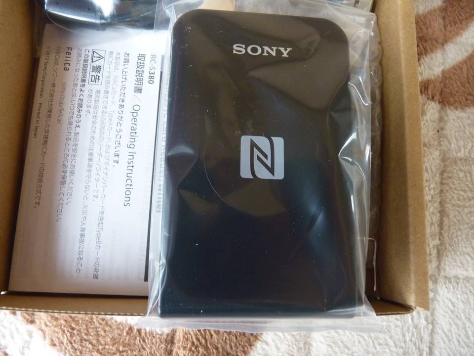 SONY 非接触ICカードリーダー/ライター　RC-S380/S_4