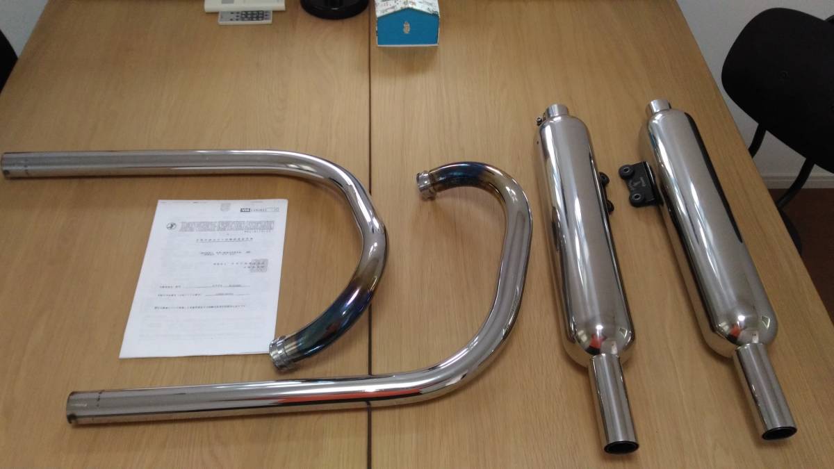 超激得，新品 w650 アールズギア ワイバンクラシック マフラー(マフラー本体（社外）)｜売買されたオークション情報、yahooの商品情報をアーカイブ公開 - オークファン カワサキ用