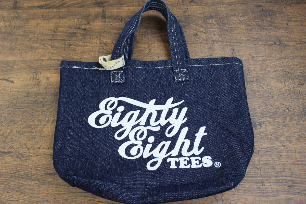 新品・未使用【88Tees エイティエイティーズ】デニム地 トート エコ 