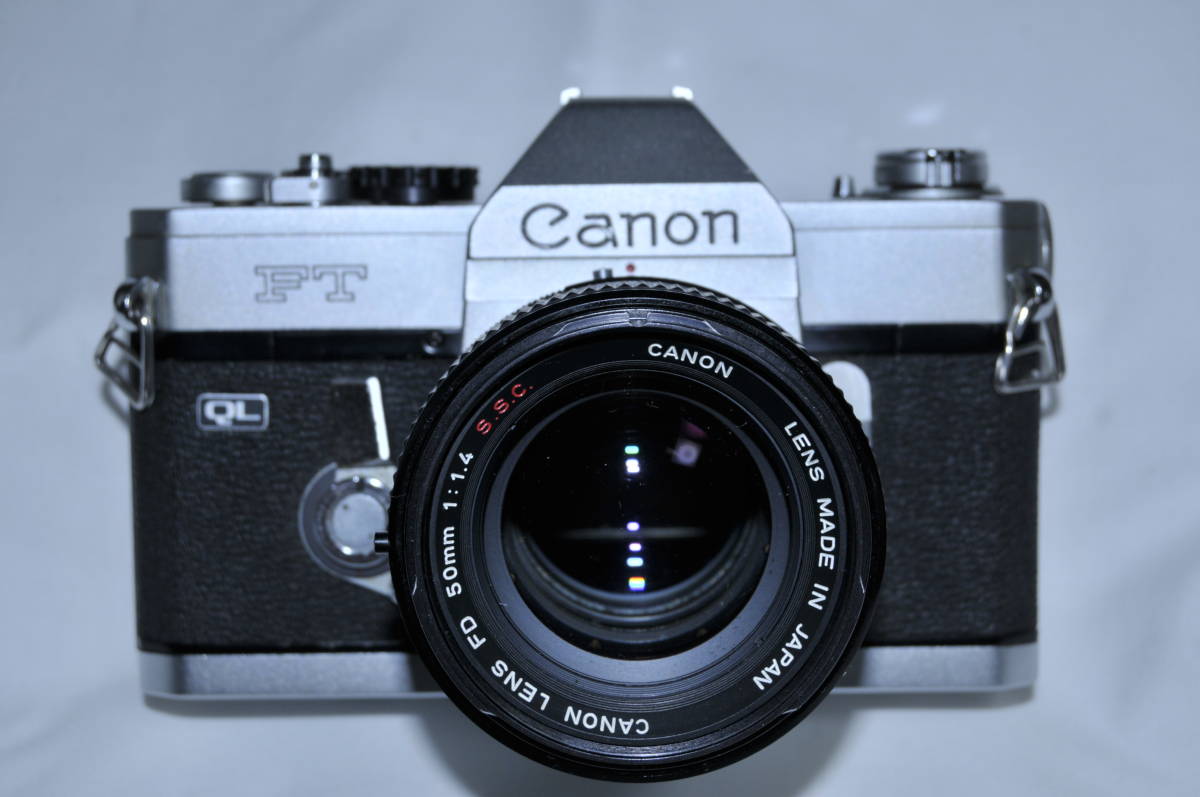 ☆MF / Canon FT QL+ FD LENS 50mmf/1.4S.S.C : 美品 家電、AV、カメラ