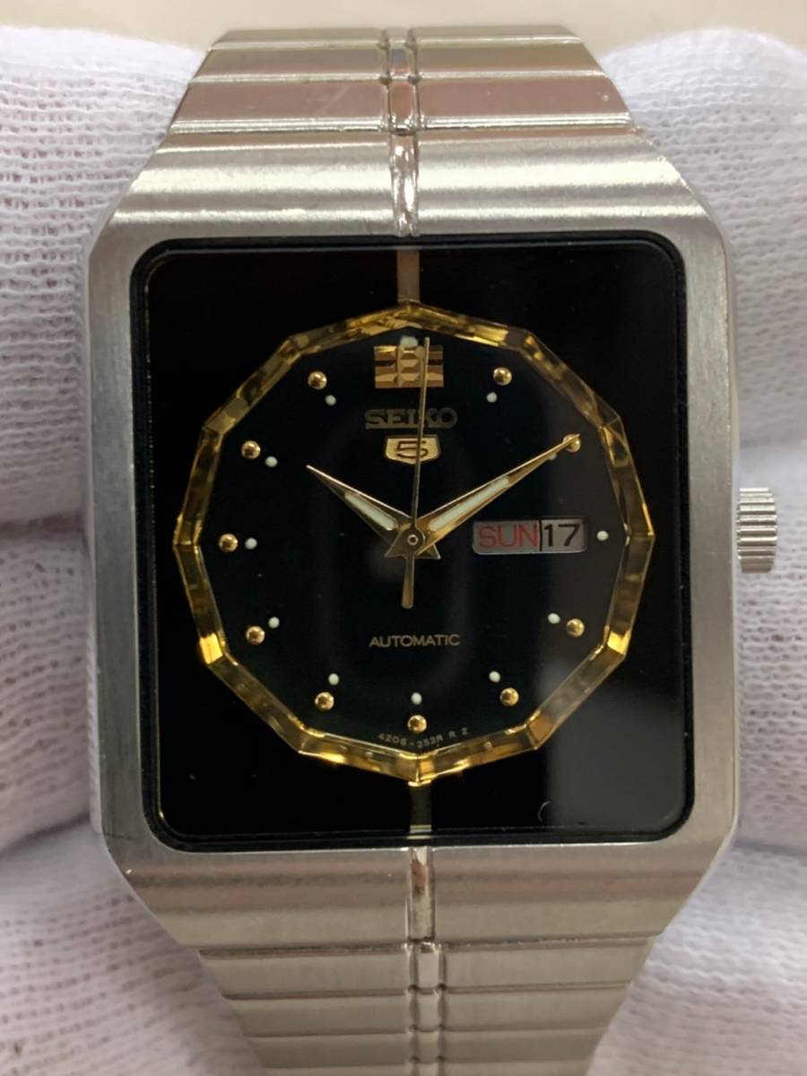 海外モデル【稼働品】SEIKO セイコー 5 自動巻 腕時計 4206-5700 4206-5700 0 セイコー 腕時計 セイコー5 自動巻き 最 海外モデル稼働品