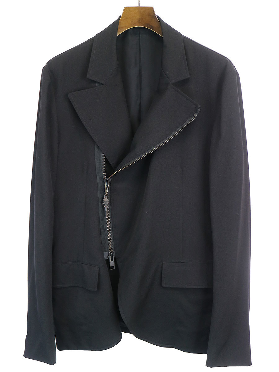 Yohji Yamamoto POUR HOMME 14AW ジップジャケット Yamamoto Yohji POUR HOMME | (ヨウジヤマモト) Official ⁄ 0 Site