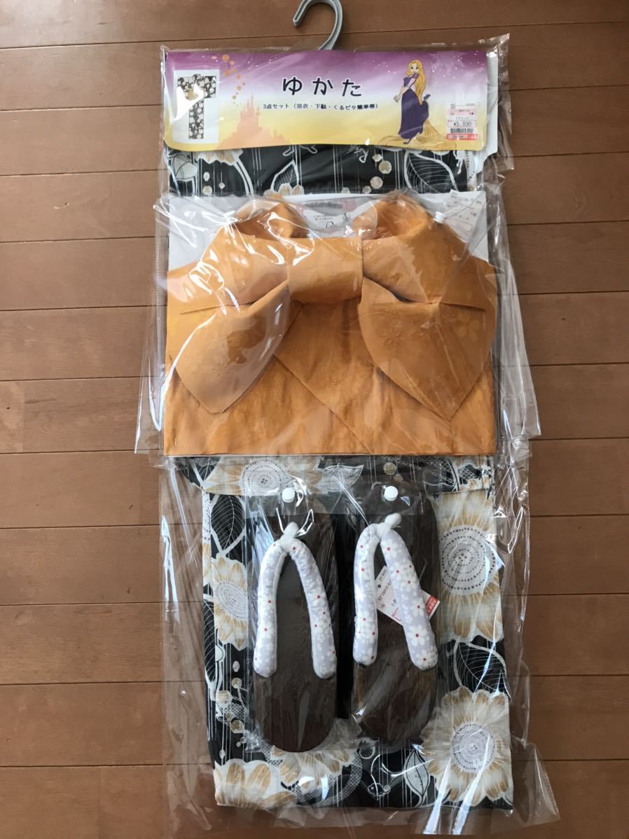  浴衣ディズニー ラプンツェル3点セット ゆかた 下駄 くるピタ簡単帯(150（145～154cm）)｜売買されたオークション情報、yahooの商品情報をアーカイブ公開 - オークファン 150（145～154cm）