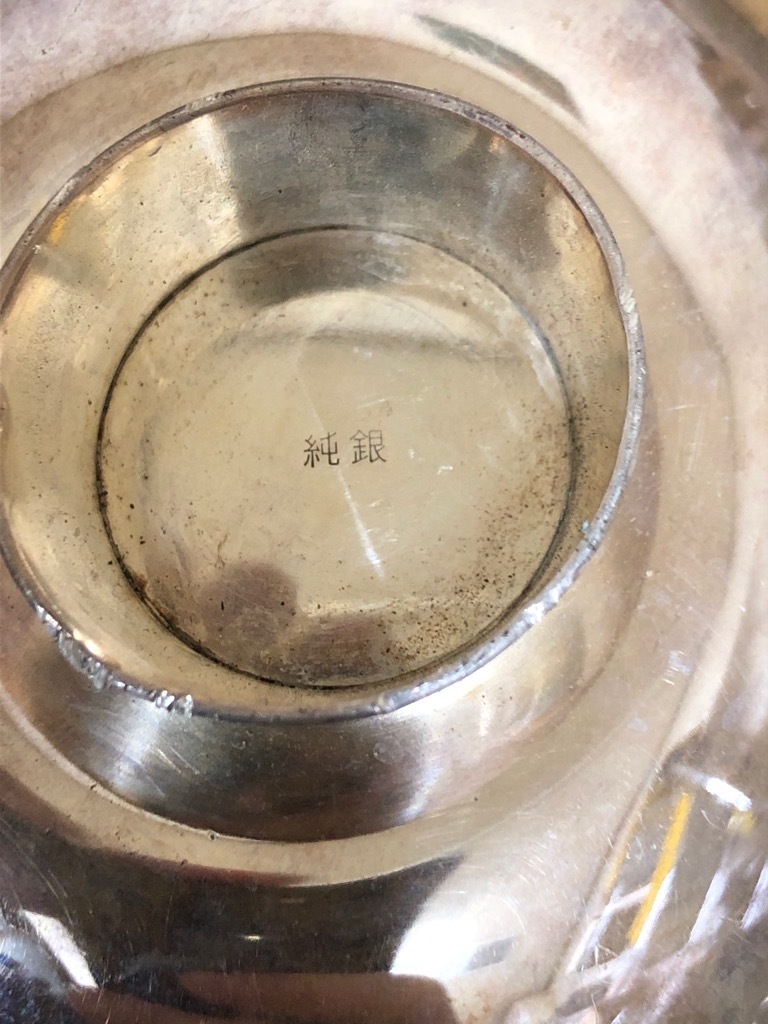 純銀製 盃 総重量499g 盃5個セット つぶしに 【公式通販】
