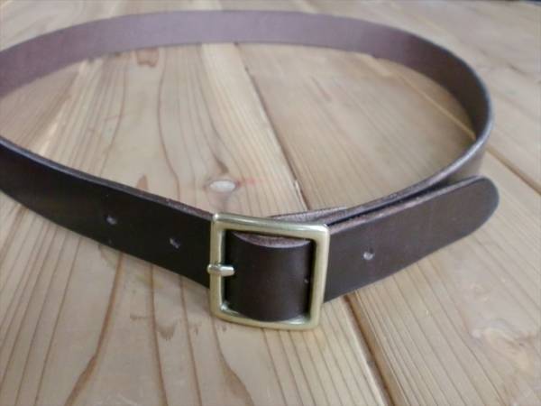 【大得価，大人気】 ハンドメイド ベルト こげちゃ レザー 手作り本革 30mm b(茶)｜売買されたオークション情報、yahooの商品情報をアーカイブ公開 - オークファン 皮革、レザー