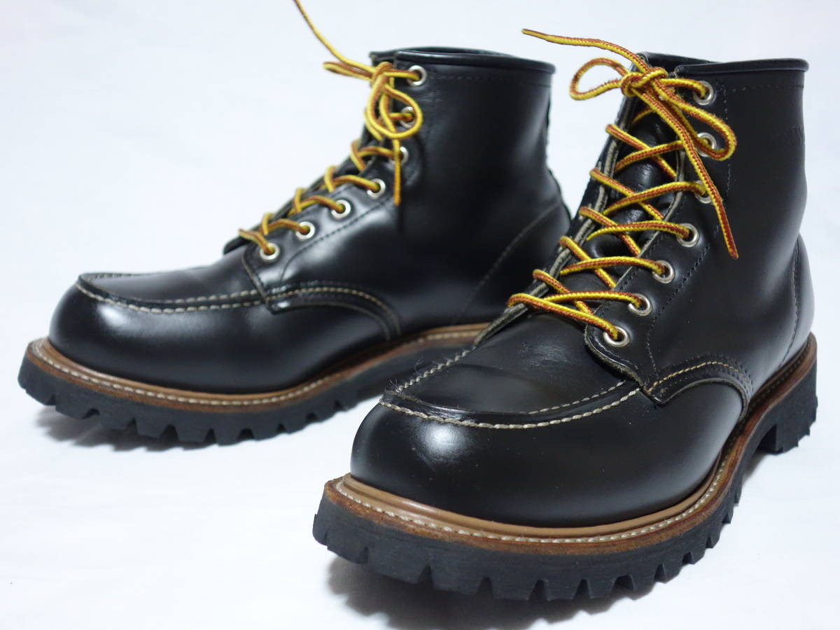 良品□REDWING レッドウイング 8136 羽タグ ビブラムソール アイ