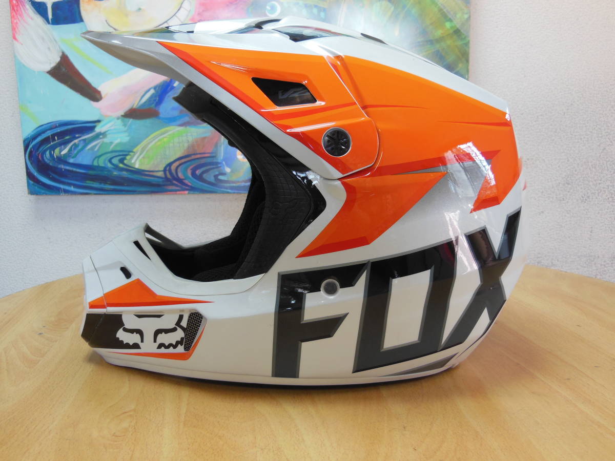 FOX オフロード ヘルメット XL V1ヘルメット Racing fox V1 FOX（種類