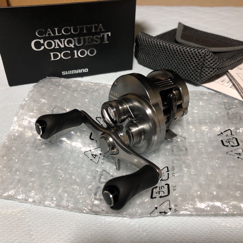 カルカッタコンクエスト100 ライトハンドル 超美品!! シマノ
