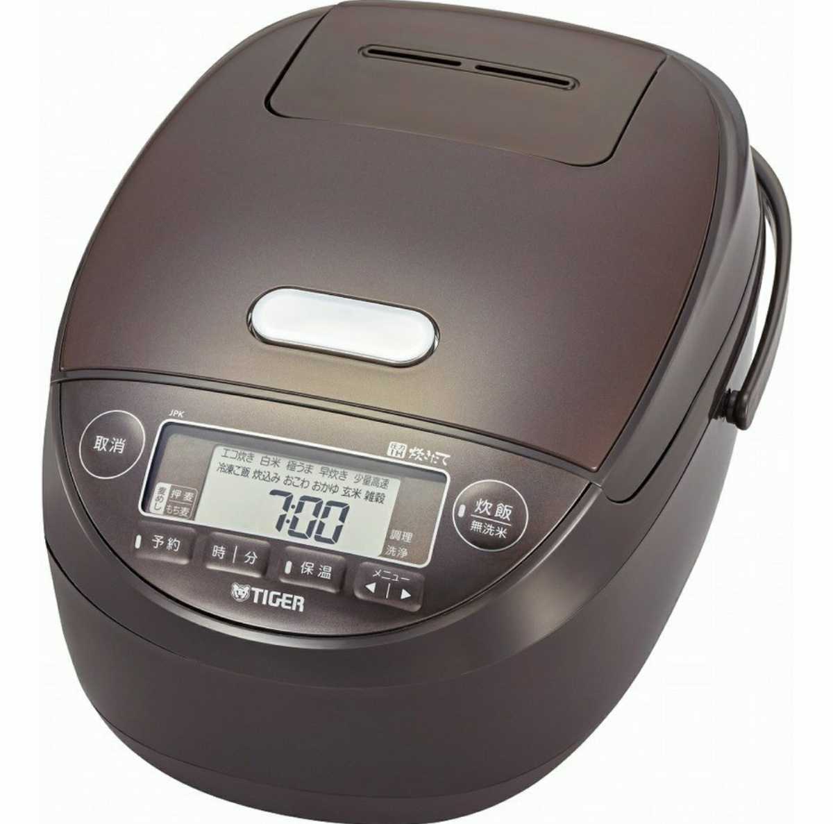  タイガー圧力IH炊飯器JPK-B100 T 5.5合炊き土鍋3層遠赤厚釜 極うま 少量高速 冷凍ご飯炊き うち釜とっ手付 2020年日本製(圧力IH)｜売買されたオークション情報、yahooの商品情報をアーカイブ公開 - 圧力IH