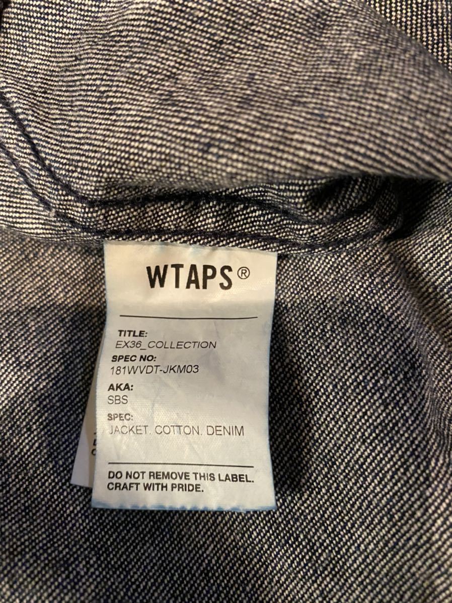 wtaps 18ss SBS Sサイズ アノラックデニムパーカー デニムジャケット