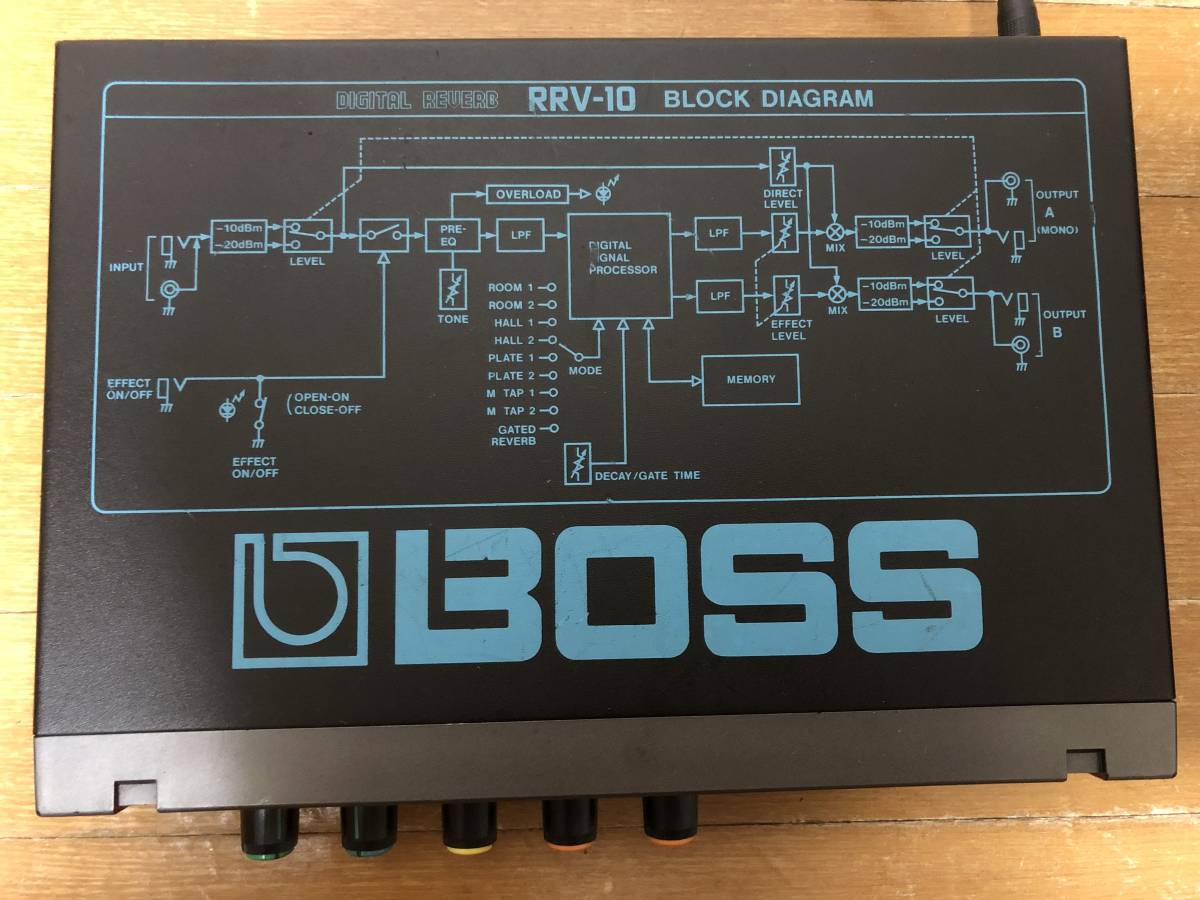 BOSS RRV-10 DIGITAL REVERB デジタルリバーブ アダプター付き(リバーブ)｜売買されたオークション情報、yahooの ...