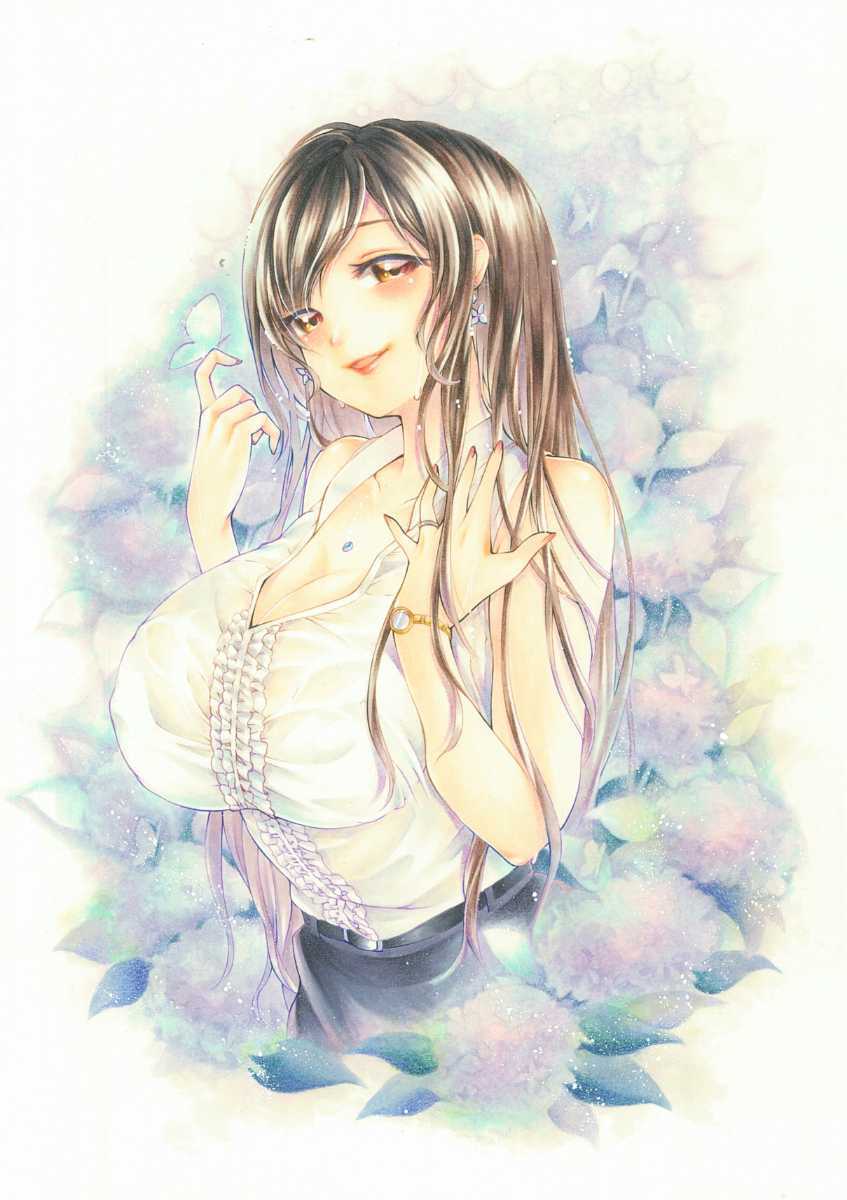 手描きイラスト オリジナル 紫陽花とセンセイ ａ４ 女教師 手描きイラスト 売買されたオークション情報 Yahooの商品情報をアーカイブ公開 オークファン Aucfan Com